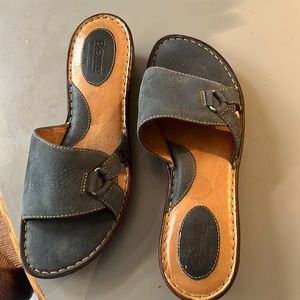 Beautiful blue suede sandals from Born